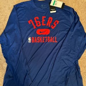 NWT Sixers Long sleeve
